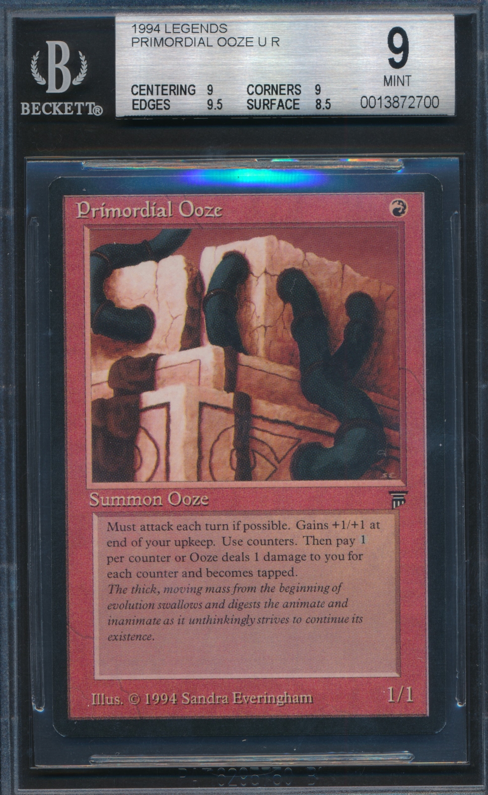 Legends Primordial Ooze BGS 9 Graded Magic MTG (2700) -magicgraders-
