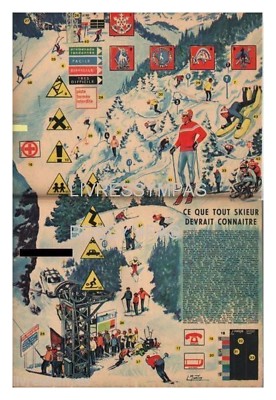 1966 DOKUMENT (Ref Lip 330) SPORT: DIE SKIPISTEN 2Seiten