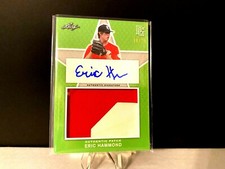 Eric Hammond Auto 2020 Leaf Perfect Game 11/25 Worn Patch Autograph Rookie USC