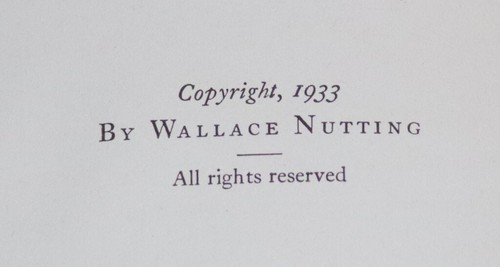 Furniture Treasury Vol. III, Wallace Nutting 1933 - 1st Edition - Picture 4 of 9