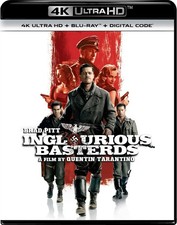 Inglourious Basterds 4K UHD Blu-ray Brad Pitt NEW