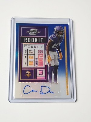 Panini Contenders Optic 2020 Cameron Dantzler Vikings Rookie Ticket Auto NFL /99