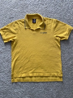 Vtg Polo Jeans Ralph Lauren Flag Mini Logo Polo Shirt 90s Men's L U.S.A