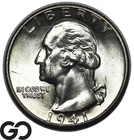 1941-D Washington Quarter Flashy Gem++