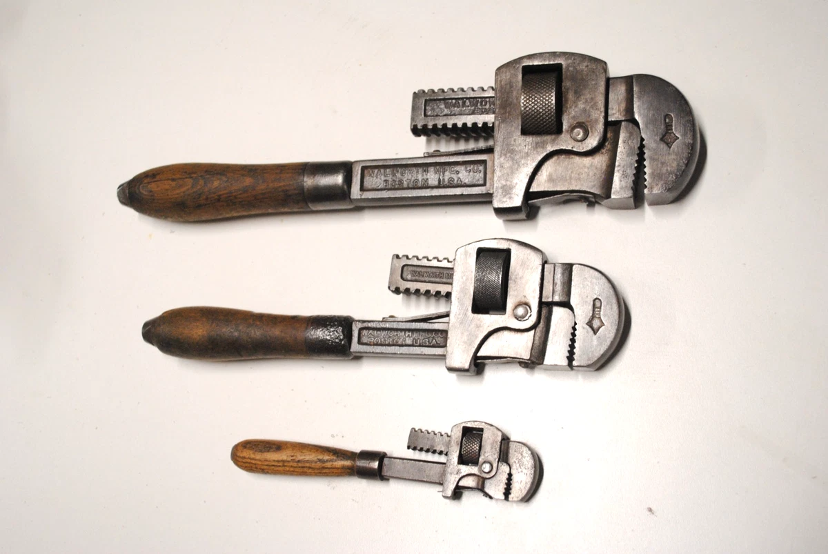 工芸品 VINTAGE 36 Inch PIPE WRENCH NAKANIPPON Vintage 36” Inch Genuine Walworth Stillson Pipe Wrench. | eBay