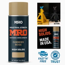 Industrial Beige Paint 16oz Aerosol High Solids Quick Dry