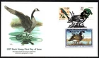 FEDERAL DUCK STAMP RW64  1997 CANADA GOOSE FDC FIRST DAY ARTIST – ROBERT HAUTMAN