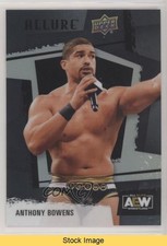 2022 Upper Deck Allure AEW Black Rainbow Anthony Bowens #26 READ d9r