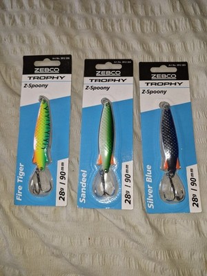 Restposten 3 x Zebco Toby 28g Angelköder Spinner Forelle Lachs Hecht Angeln