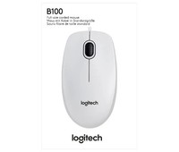Logitech B100 Maus Usb Weiß 800Dpi Optisch Kabelgebunden BeidhäNdig