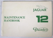 JAGUAR Daimler XJ12 Car Owners Handbook Sep 1979 #AKM 8046, 5M 9/79 23759