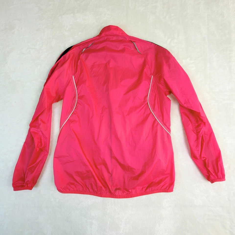 Adidas Jacke Damen 42 Rosa Gestreift Full Zip Langarm Formotion Response - Bild 2 von 4