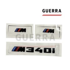 BMW M340i Gloss Black Badge Set | Boot + 2� ///M Side Badges | OEM Style