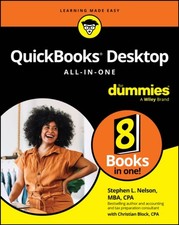 QuickBooks Desktop All-In-One For Dummies by Stephen L. Nelson (Paperback Book)