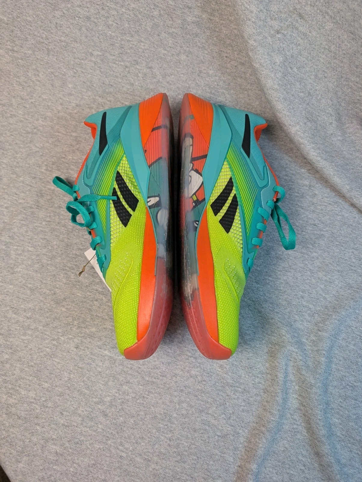 [100211606] MENS REEBOK NANO X4 Mens 11 Green Orange Training Lifting image 3