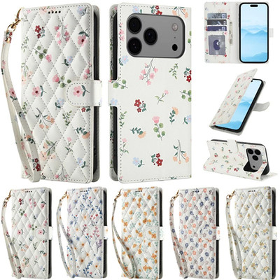 Für iPhone 17 Pro Max 16E 15 14 Plus 13 12 Leder Wallet Case Flip Cover Band