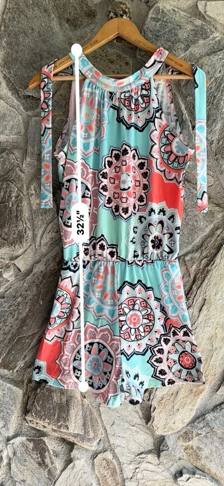 Mameluco colorido floral cuello alto Spadehill talla S Foto 4 de 4