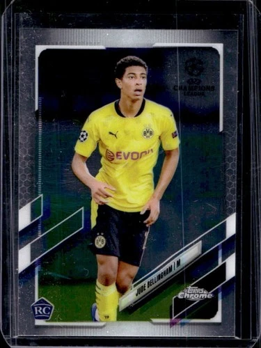 2020-21 Topps Chrome UEFA Jude Bellingham RC Rookie #68 Dortmund