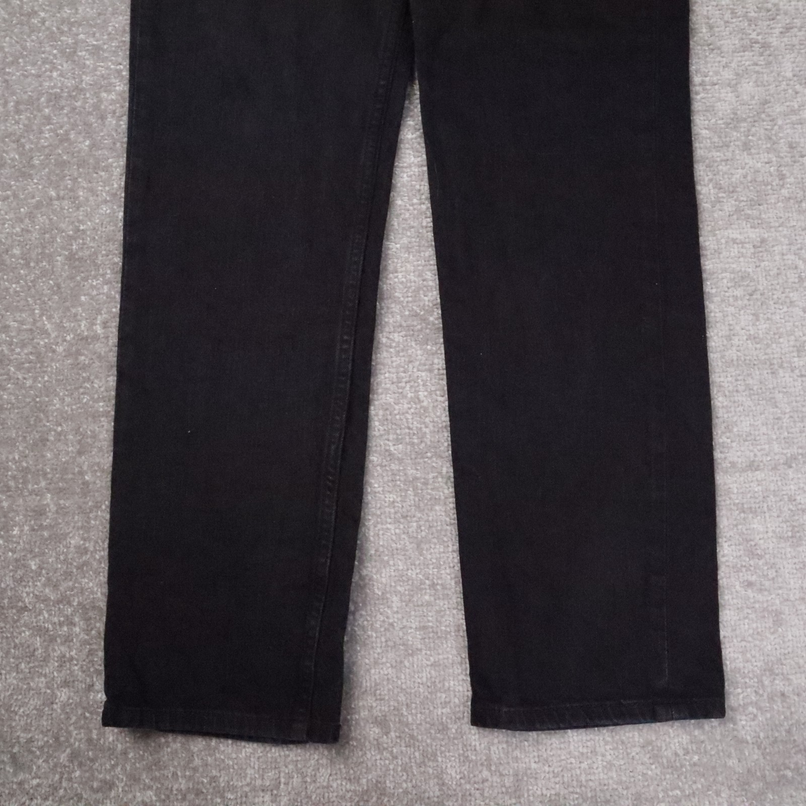 Levi's Mens Straight Leg Slight Taper 34x30 Dark Wash Black Denim Jeans thumbnail 4