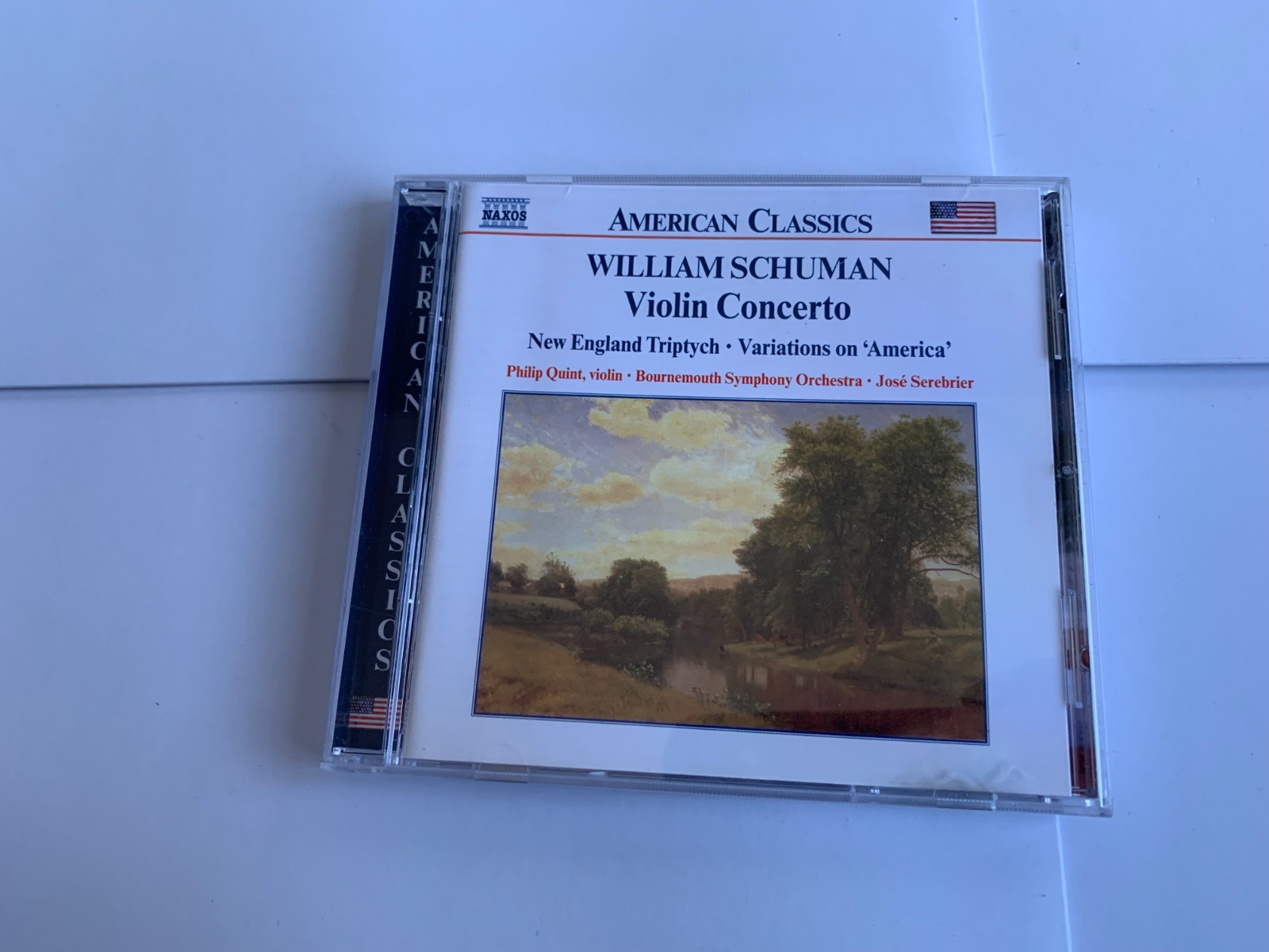 Schuman: Violin Concerto New England Triptych Ives: 'America CD UNPLAYED MINT/NM