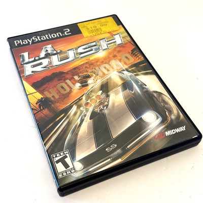 L.A. Rush (Sony PlayStation 2) West Coast Customs PS2 Midway Car Game Complete