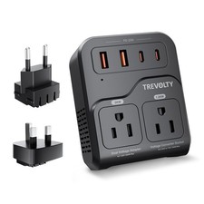2000W Voltage Converter US to Europe, 220V to 110V Converter for European Tra...