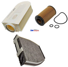 For Mercedes E200 E220 E250 CDi Service Kit Oil Air Cabin Pollen Filter New