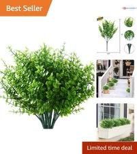 Artificial Outdoor Flowers UV Resistant Faux Plants for Garden Porch Decor 8 ...