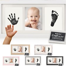 Baby Handprint Kit  Footprint Photo Frame for Newborn Girls and Boys, Unique