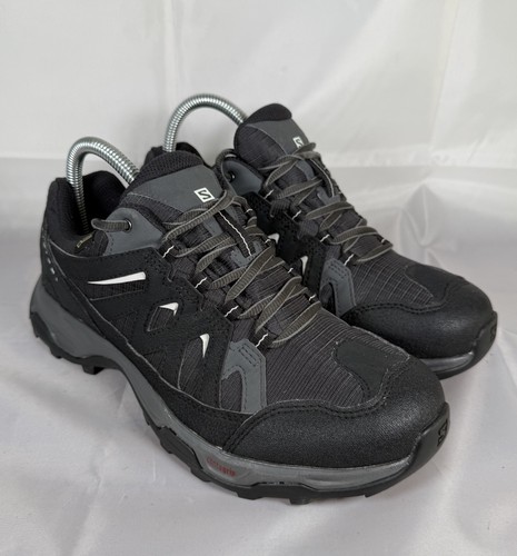 Stivali da trekking SALOMON Effect GTX nero/grigio vita bassa UK 6 - Foto 3 di 10