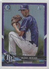 2018 Bowman Chrome Prospects Purple Refractor /250 Michael Mercado #BCP16 0eo6