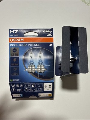 OSRAM COOL BLUE H7 H/L BULBS 5000K. 64210CBN-HCB 12V 55W ( 2 BULBS )