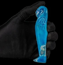 Ancient Egyptian Statue–One of the Four Sons of Horus–Rare Canopic Guardian BC