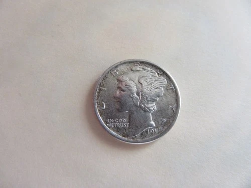 1917-P Mercury Dime In Uncirculated Condition (.900 Silver)-ACTUAL COIN SHOWN