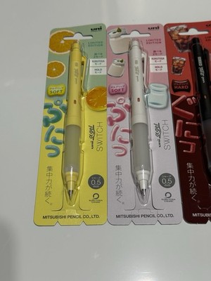 Uni Alpha Gel Mechanical pencil Set Of 4 Kuru Toga System Japan