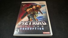 Metroid Prime 3: Corruption III Nintendo Wii EX+NM condition COMPLETE!