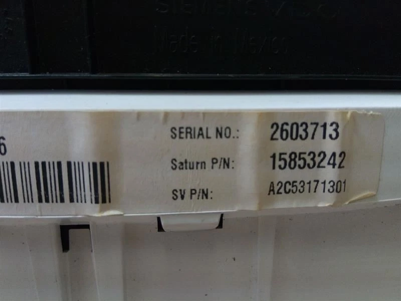 Painel de instrumentos velocímetro 15853242 compatível com 2006 PONTIAC TORRENT n26-197612 - Imagem 4 de 4