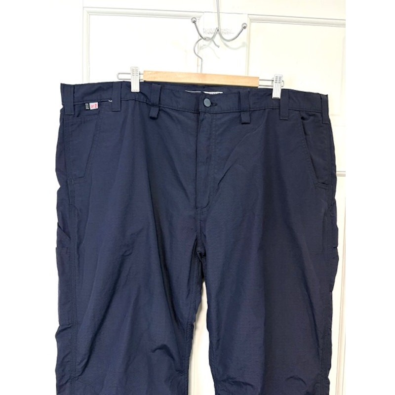 Carhartt FR Relaxed Fit Ripstop Pants Men 46x34 Navy CAT 2 Flame Resistant Cargo thumbnail 2