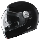 HJC V90 Plain Modular Retro Style Black