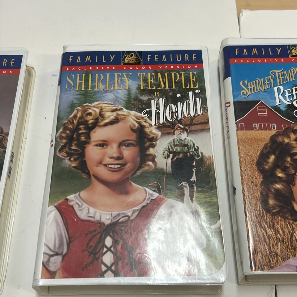 Vintage Lot Of 6 Shirley Temple (VHS) Movie Collection Foto 3 de 4