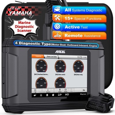 ANCEL MR500 Marine Scan Tool Diagnostic for YAMAHA Outboard Engine & Watercraft