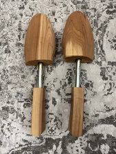 Rochester Shoe Co. Cedar Wood Shoe Stretcher Tree Pair Of 2