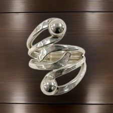 Sterling Silver Wrap Around Ring Sz 7, 5.94g