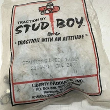 Stud Boy Stainless Steel 1.08" 24/Pk - 0 STUD BOY Snow