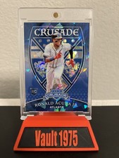 2018 Panini Crusade Blue Ice Ronald Acuna Jr RC #18 Atlanta Braves MVP /149