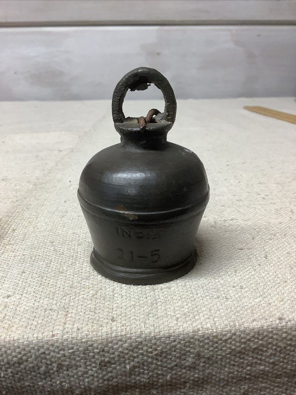 Vintage Bronze Bell India Religious Decorative Ceremonial Bell India 21-5