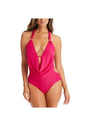 NWT Bar III Womens One Piece Swimsuit Monokini Cowlneck XS S M L XL $90 LLL35 - Picture 7 of 21