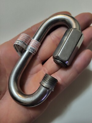 Stainless steel quick link 316 1/2'' (12mm) 5000SWL marine grade.