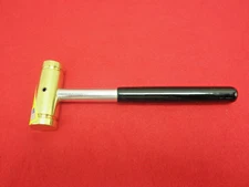 Bearcat BAC87,  Small Brass Hammer, 16 oz. Aluminum Handle