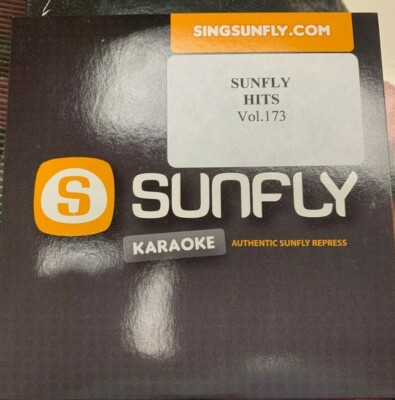 SUNFLY HITS KARAOKE  DISC SF173 VOLUME 173 CD+G SEALED 16 TRACKS